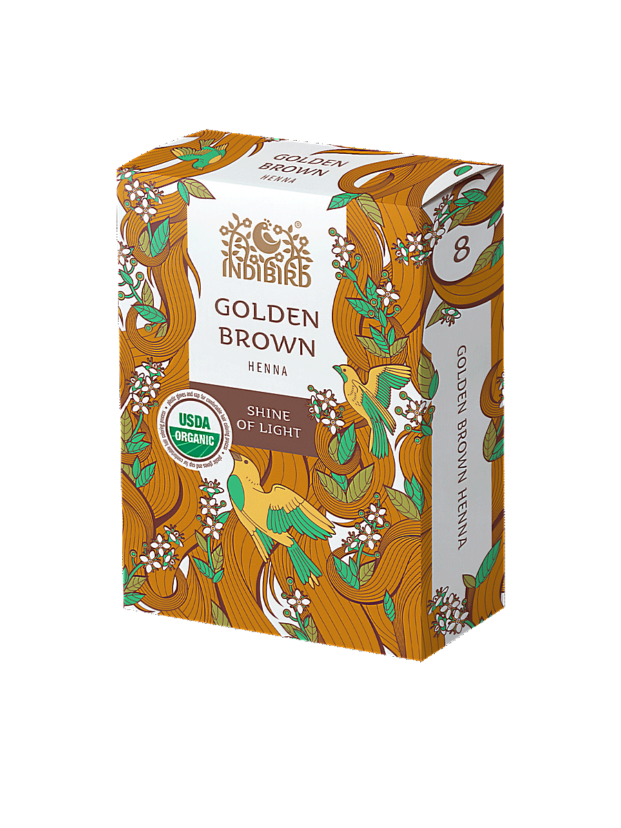 Хна золотисто-коричневая (Golden Brown Henna) 100 г