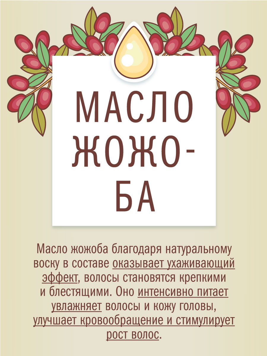 Бальзам-ополаскиватель ДЖАТАМАНСИ И ВАНИЛЬ с протеинами пшеницы и маслом жожоба аюрведический 250 мл
