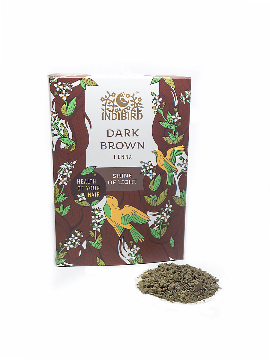 Хна тёмно-коричневая (Dark Brown Henna) 100 г
