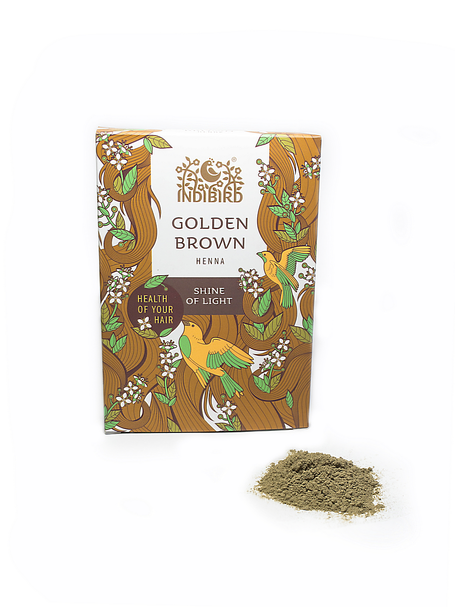 Хна золотисто-коричневая (Golden Brown Henna) 100 г
